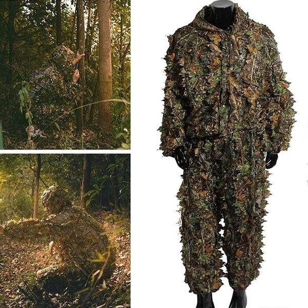 3D тактическая камуфляжная одежда, костюм Ghillie, камуфляжная одежда, бионическая камуфляжная охотничья одежда